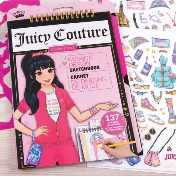 Juicy Couture Make It Real Fashion Design Sketchbook - Picture 5 of 9
